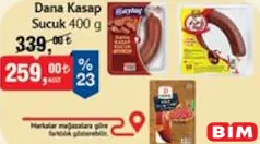 DANA KASAP SUCUK 400 G fiyat ve kampanya bilgisi